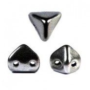 Cuentas de vidrio Super-Kheops® par Puca® - Jet Hematite 23980/14400